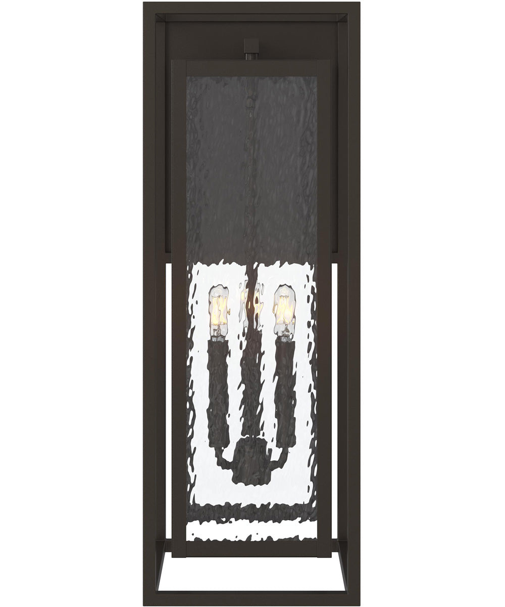 Shaw 25 inch 1 Light Outdoor Wall Light with Clear Glass Antique Bronze