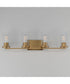 Livingston 4-Light Bath Vanity Natural Aged Brass