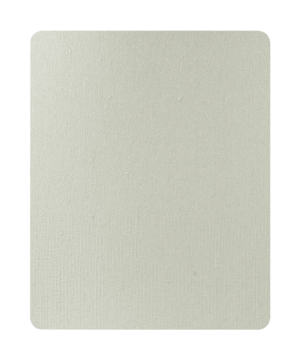 Moderne Flush Mount Conversion Kit 14"w Light Oatmeal Hardback Drum Lampshade