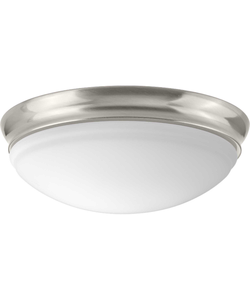 1-Light 11" LED Flush Mount Brushed Nickel