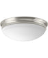 1-Light 11" LED Flush Mount Brushed Nickel