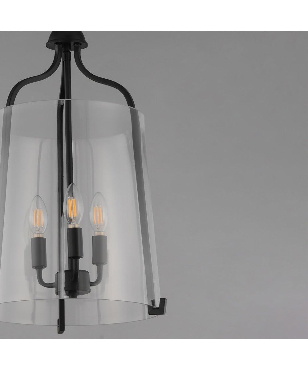 Bellmore 3-Light Foyer Pendant Black