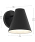 Mik Medium Outdoor Wall Light Matte Black