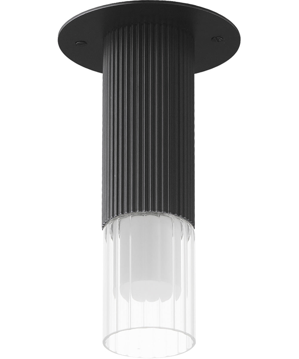 Reeds LED Flush Mount Black