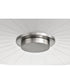 Lune 3-Light Close-to-Ceiling Brushed Nickel