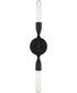 Louise 2 Light Wall Sconce Matte Black