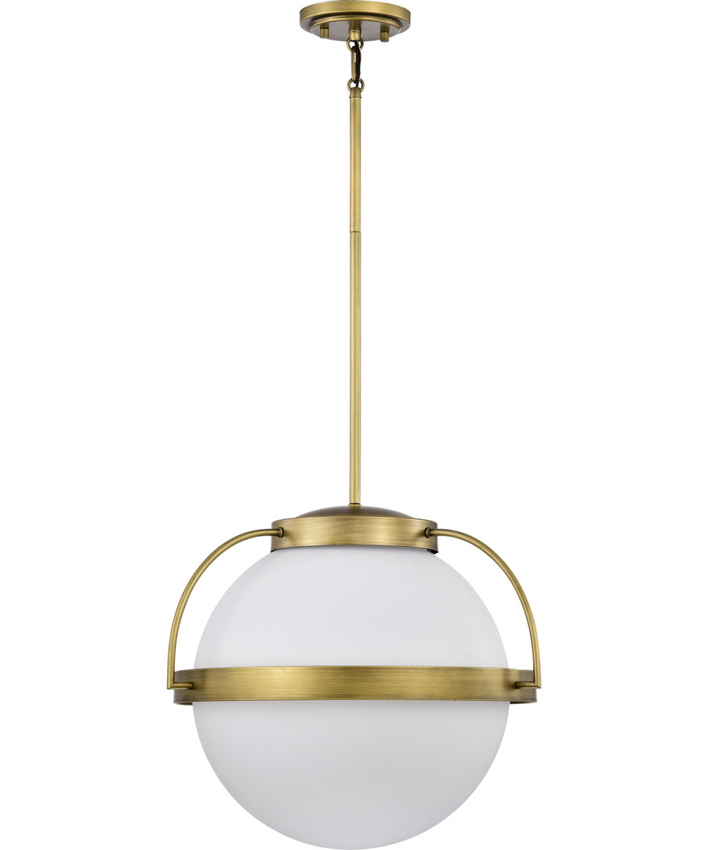 Lakeshore 1-Light Pendant Natural Brass