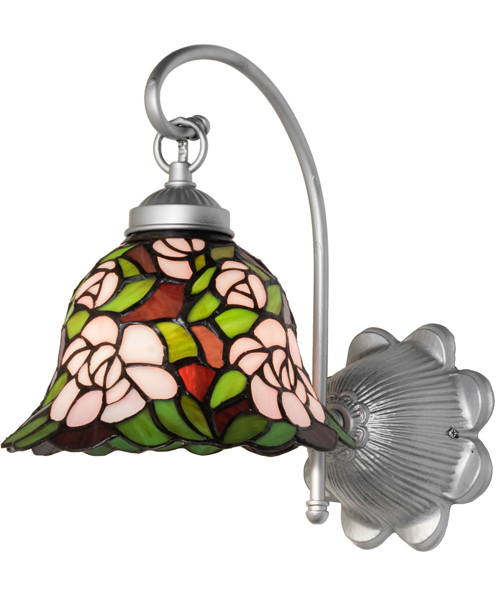 8" Wide Begonia Wall Sconce