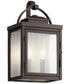 Carlson 15"H  2-Light Bronze Finish Outdoor Wall Lantern by Kichler