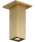 Culvert 7.5 inch LED Indoor Flush Mount Natural Aged Brass