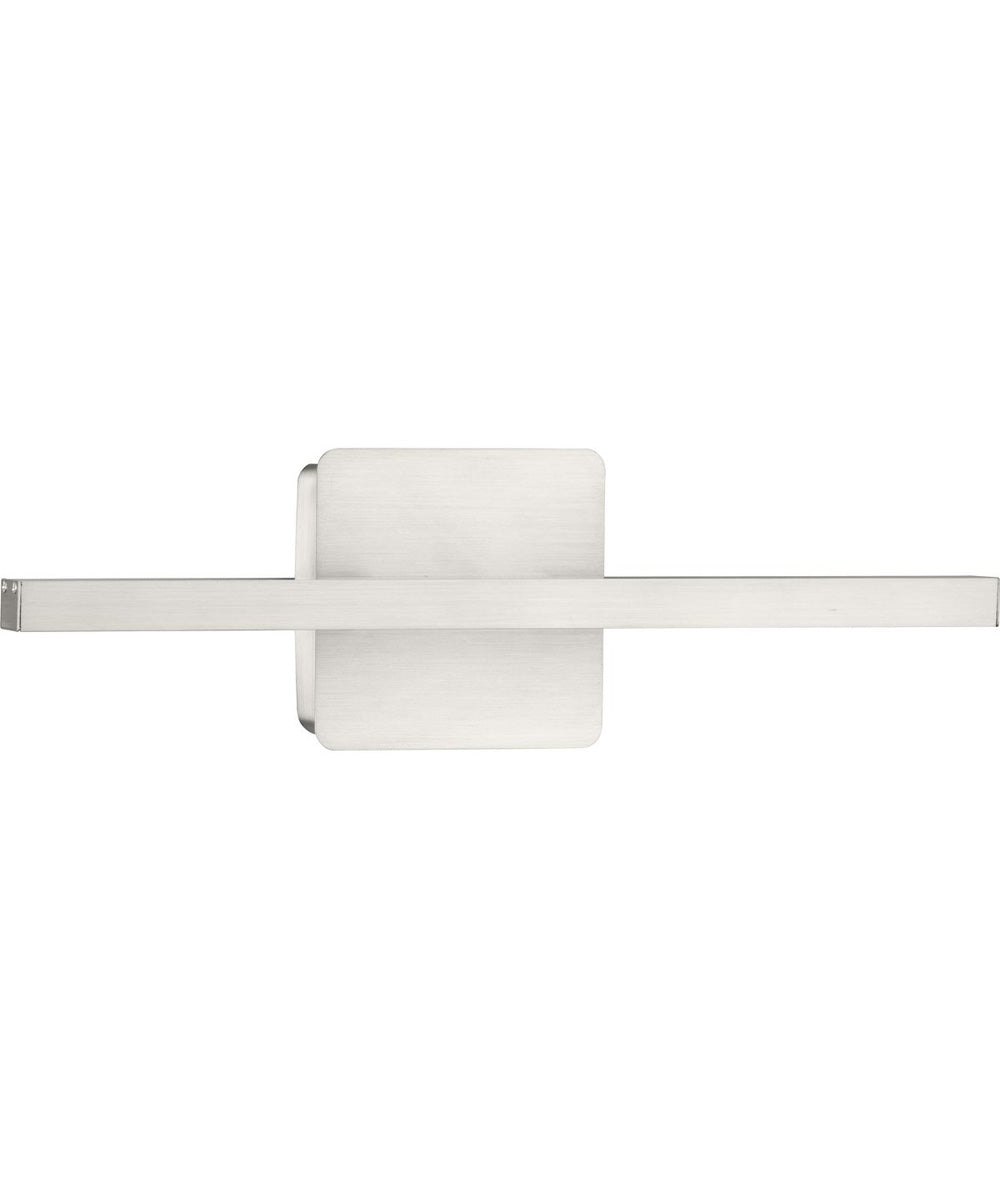 Phase 5 16 in. Slim Modern 3CCT Integrated LED Linear Vanity Light Brushed Nickel