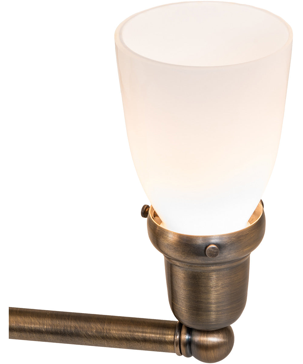 27" Wide Revival Oyster Bay Goblet 4 Light Chandelier