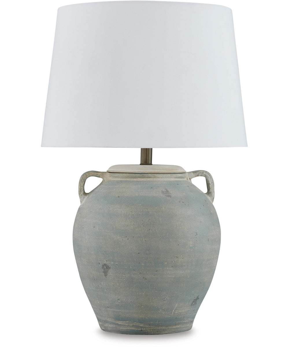 Shawburg Terracotta Table Lamp Antique Green
