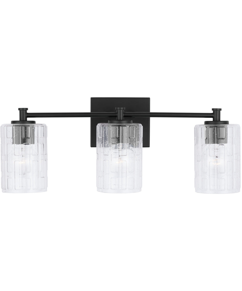 Emerson 3-Light Vanity Matte Black
