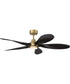 Rosalie 52" 5-Blade Indoor ceiling Fan 1-Light Fan Satin Brass