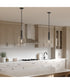 Reines 1-Light Pendant with Clear Glass Shade Matte Black
