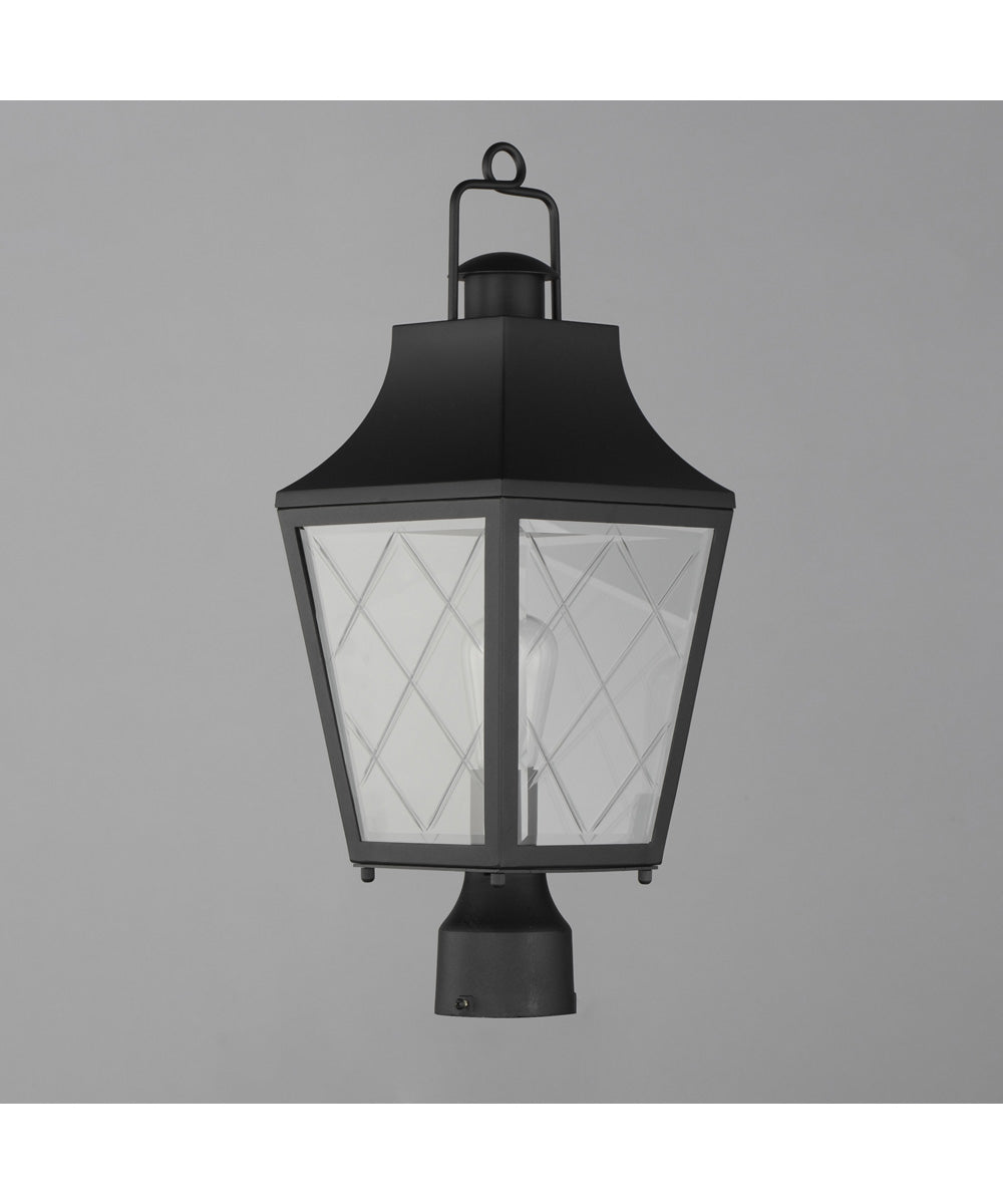 Storybook 1-Light Outdoor Post Black