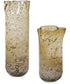Rhine Seeded Glass Vases Set of 2