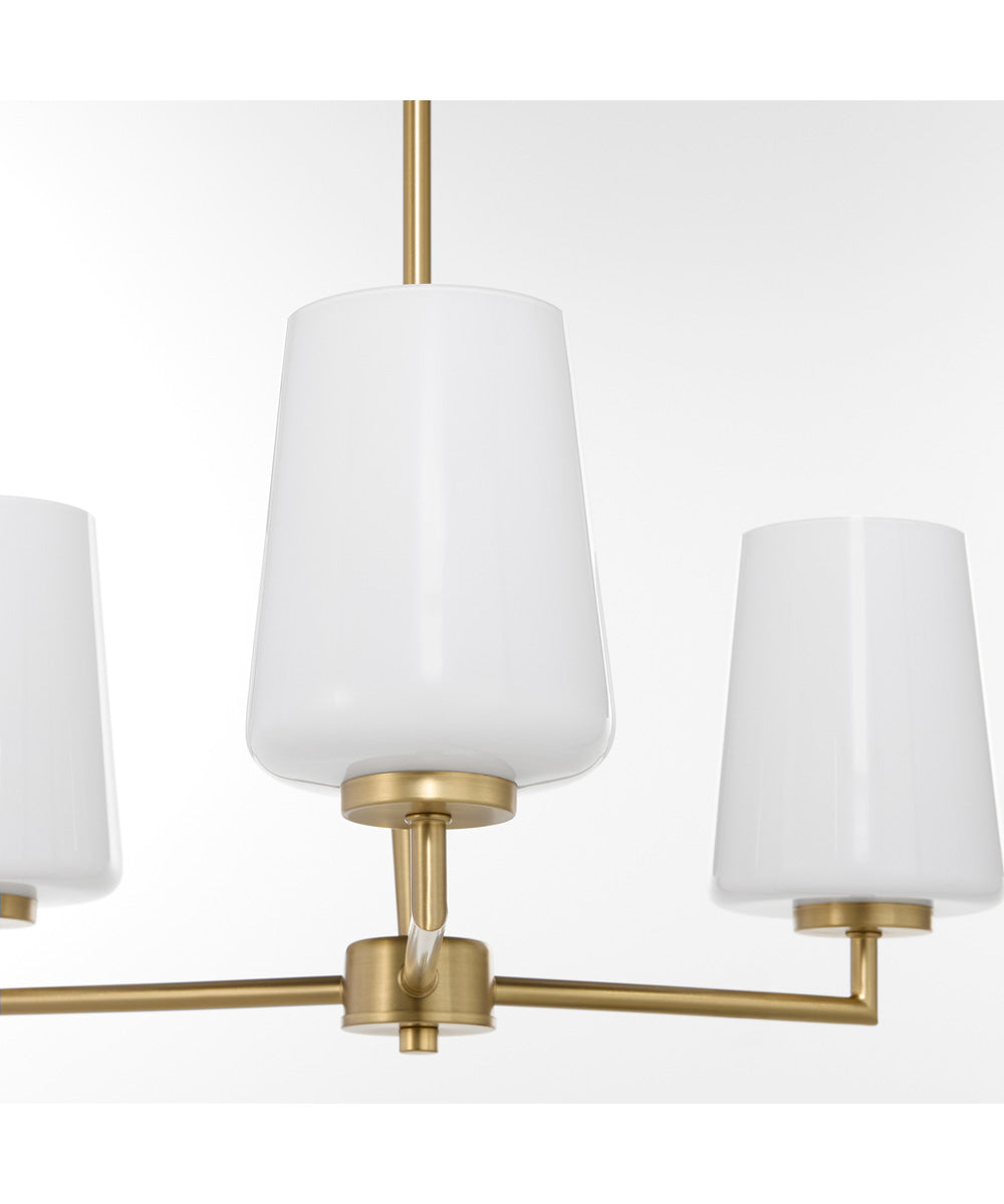Goodwin Chandelier Aged Brass