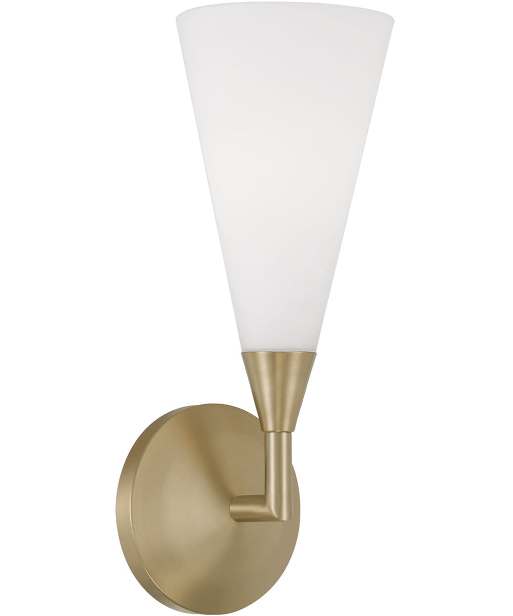 Gatsby 1-Light Sconce Matte Brass