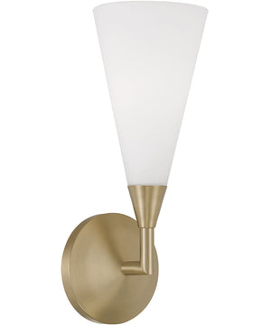 Gatsby 1-Light Sconce Matte Brass