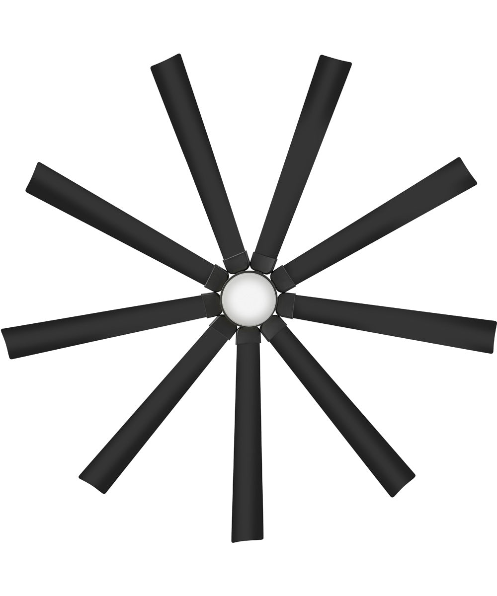 Turbine 80" LED Smart Fan Matte Black
