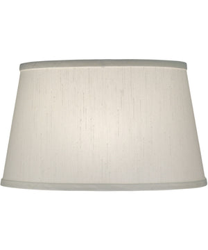 12x14x9 Global White Tapered Drum Hardback Lampshade