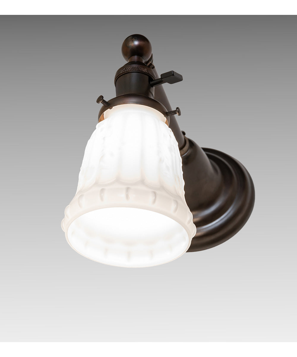 5" Wide Revival Floral Wreath Wall Sconce