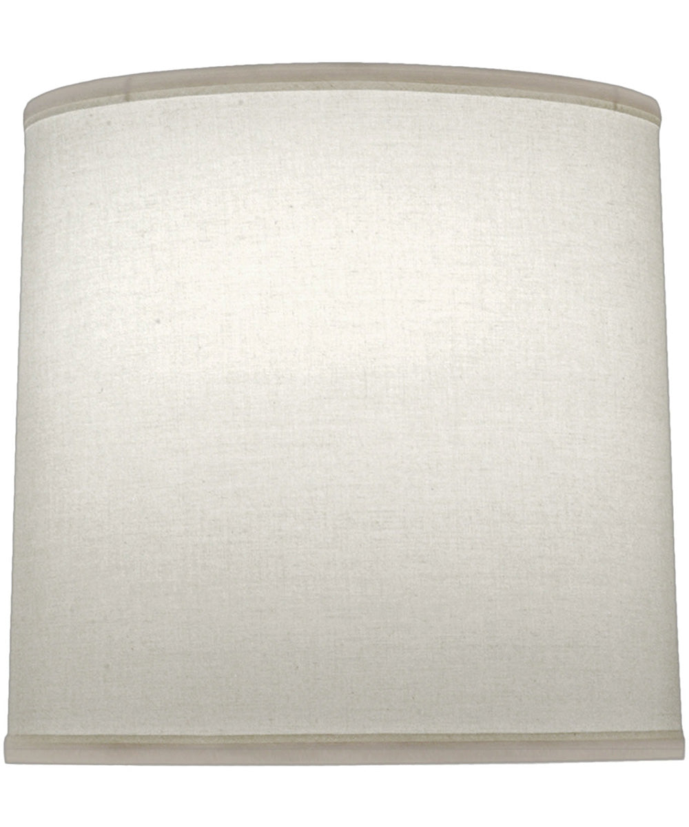 8x9x9 Natural Butcher Linen Deep Drum Hardback Lampshade