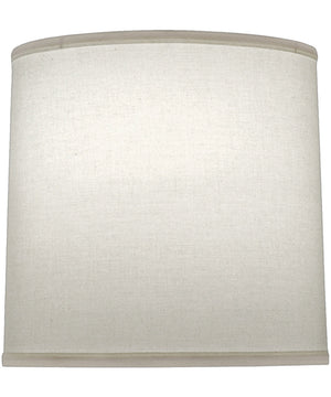 8x9x9 Natural Butcher Linen Deep Drum Hardback Lampshade