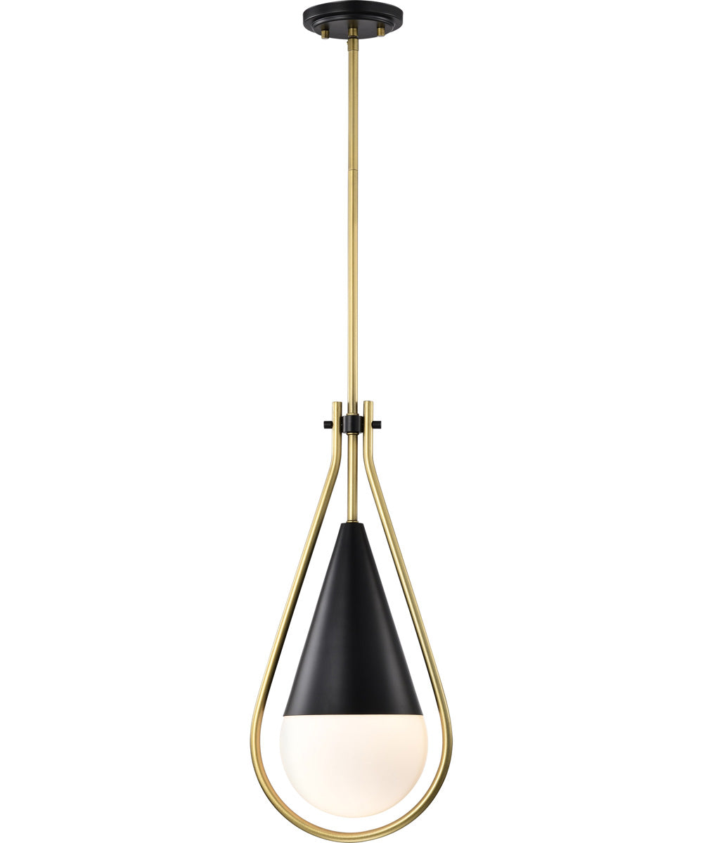 Admiral 1-Light Pendant Matte Black