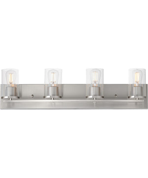 Lateral 4-Light Bath Vanity Satin Nickel