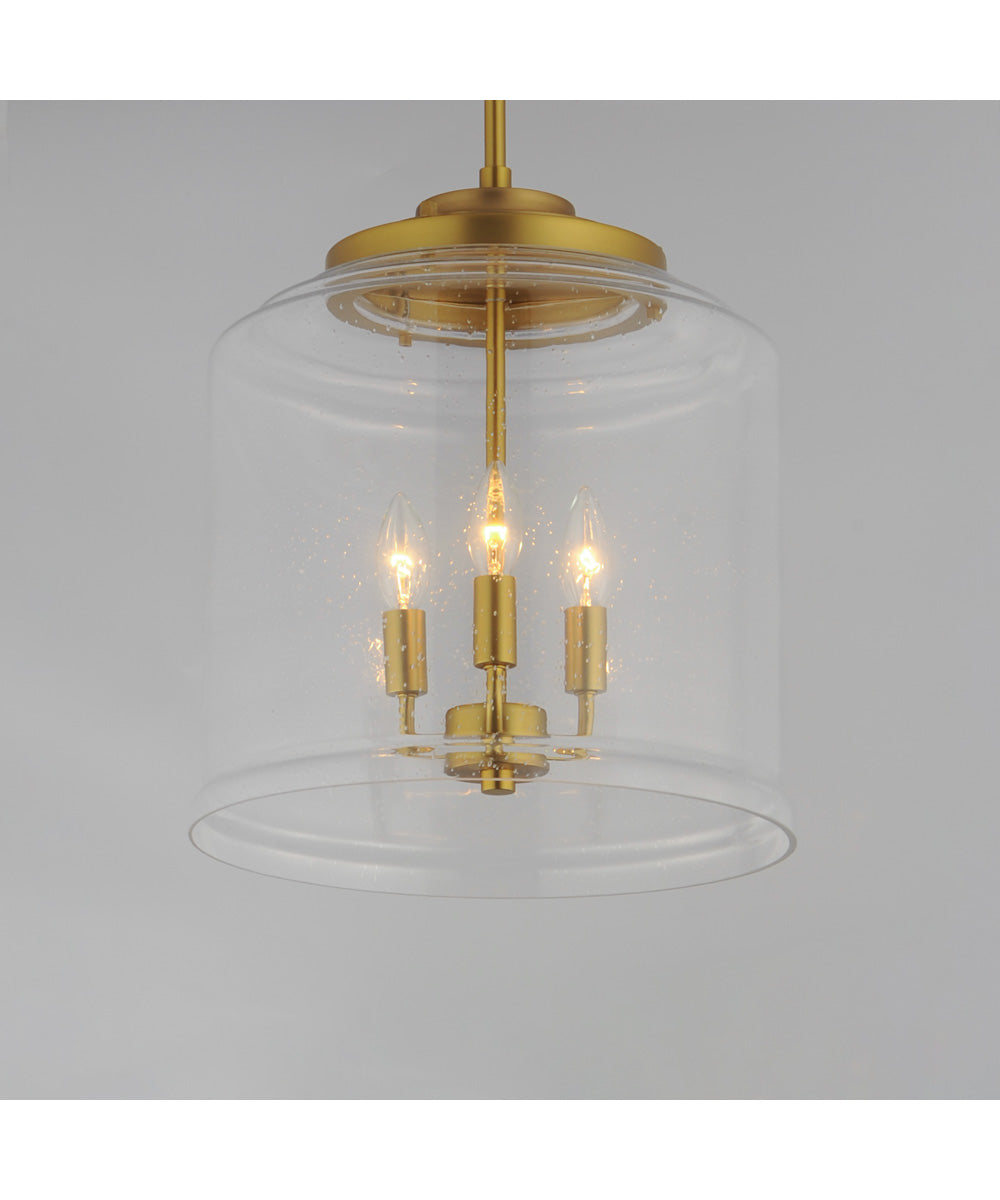 Acadia 3-Light Pendant Natural Aged Brass