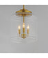 Acadia 3-Light Pendant Natural Aged Brass