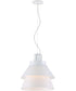 10"W Kyto 1-Light LED Pendant Light White