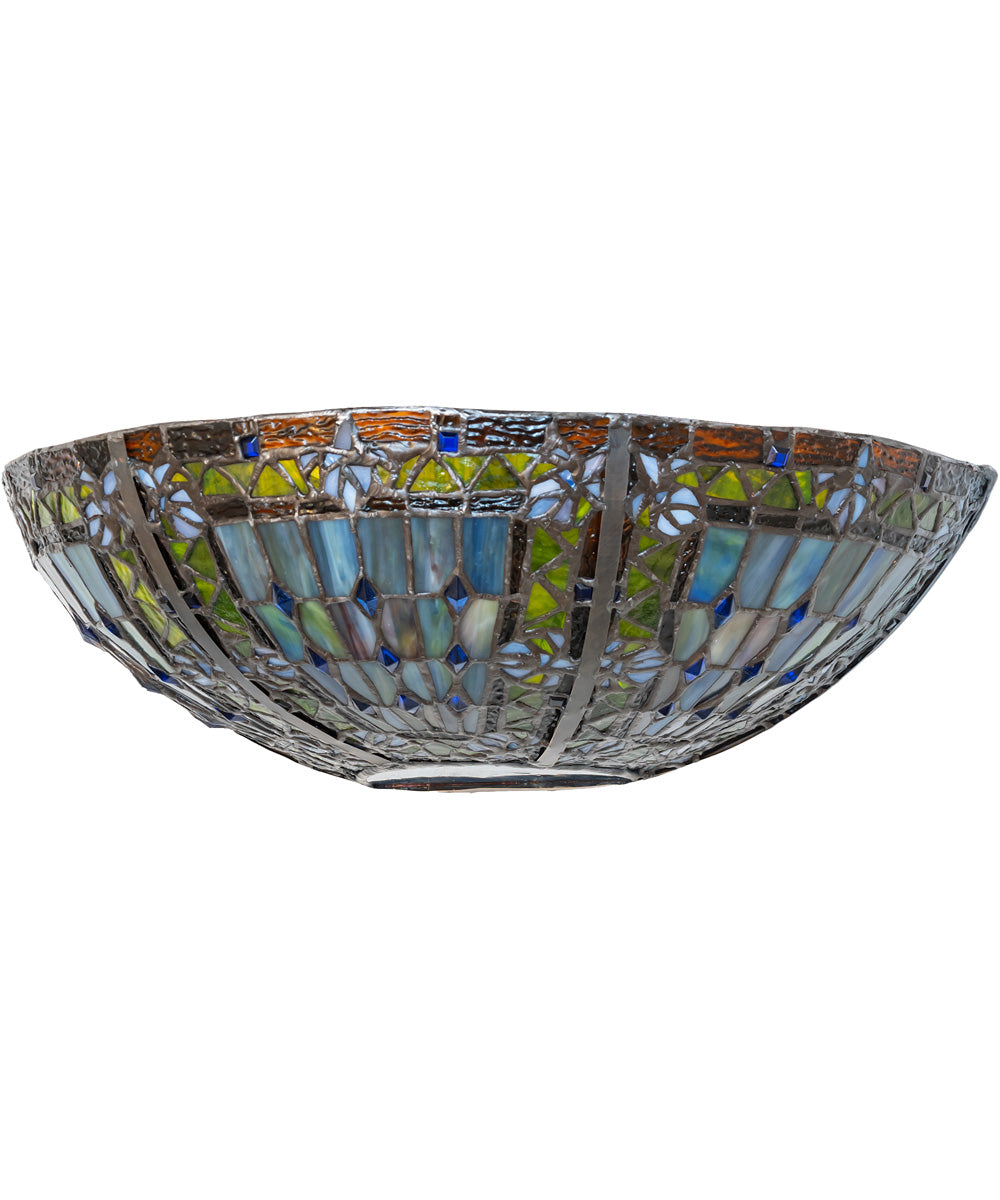 15" Wide Fleur-de-lis Wall Sconce