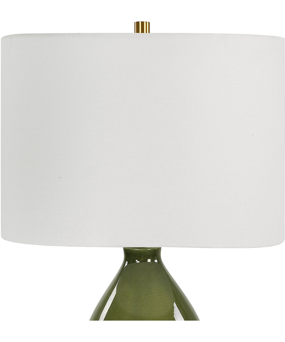 Gourd Green Table Lamp