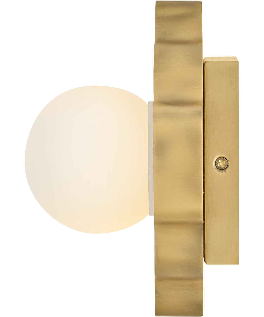 Howe 1-Light Small Single Light Sconce in Light Taupe