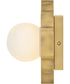 Howe 1-Light Small Single Light Sconce in Light Taupe
