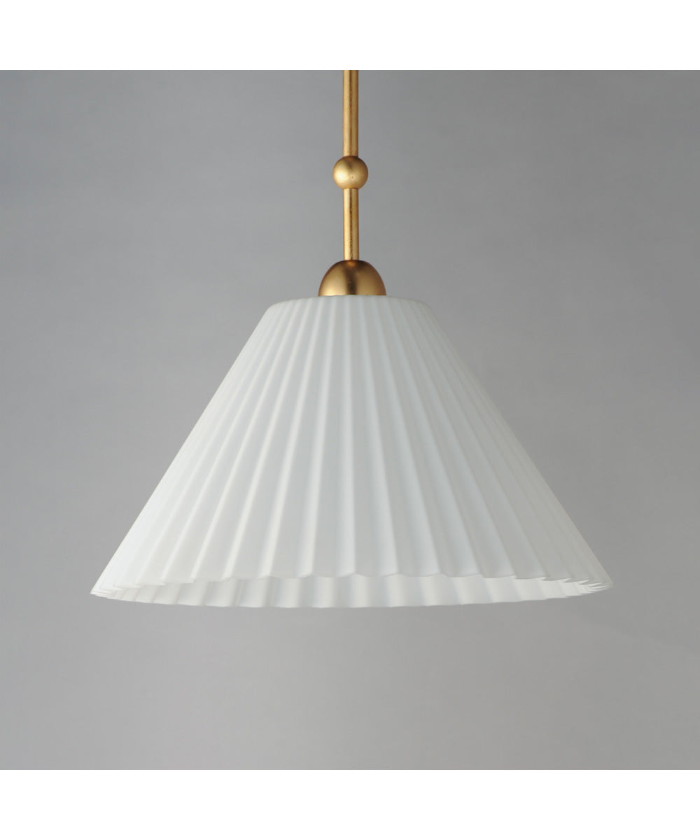 Kismet 20 inch Pendant Gold Leaf