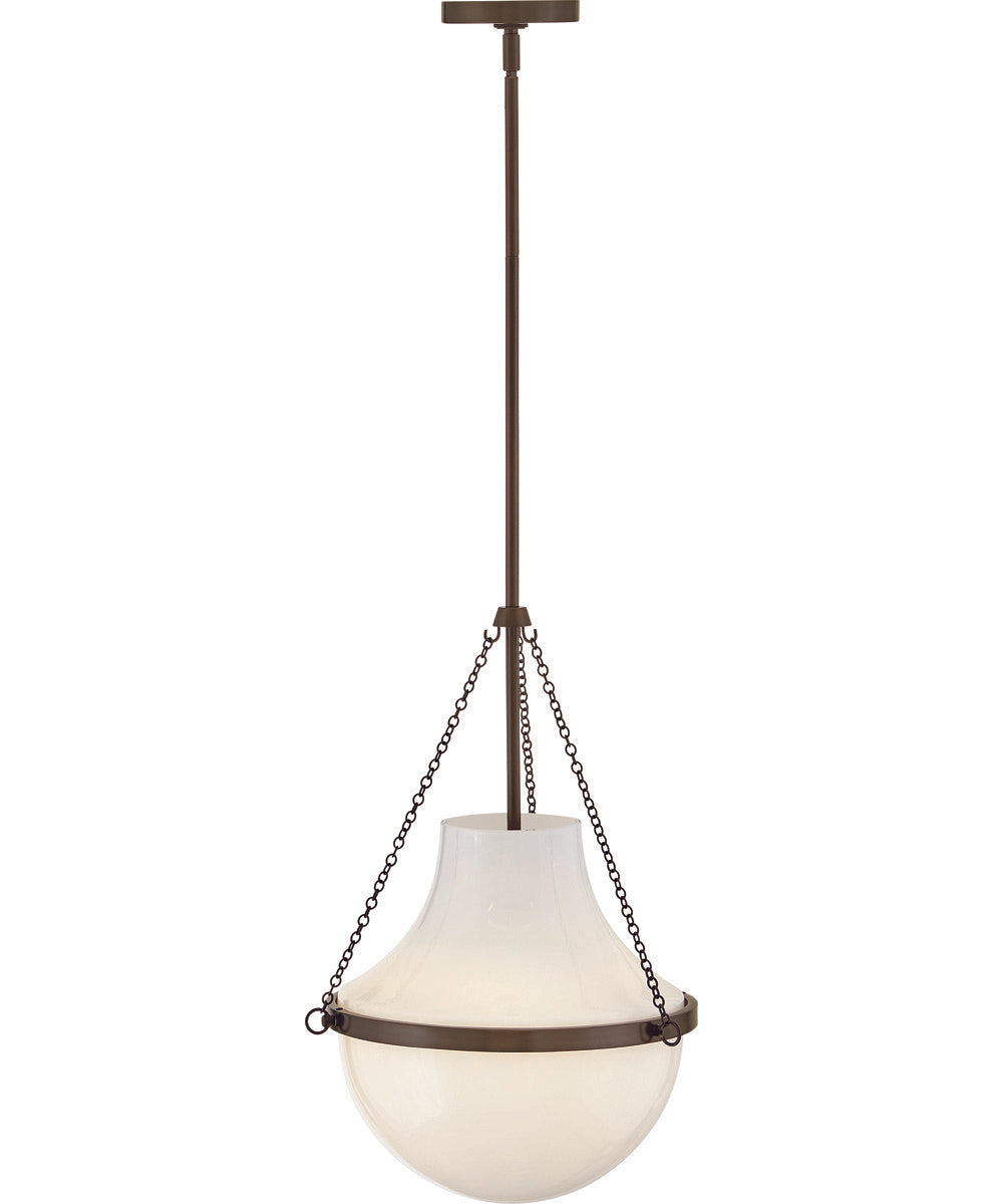 Collins 1-Light Medium Pendant in Heritage Bronze