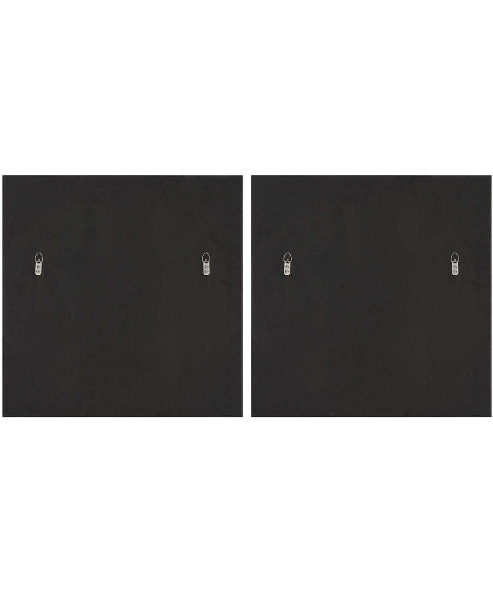 22x22" Set of 2 Beveled Wall Mirror Panels