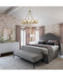 Flora 12-Light Chandelier Buffed Gold