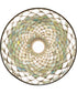 12" Wide Tiffany Fishscale Pendant