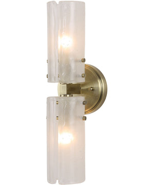 Mistie 2 Light Glass Sconce