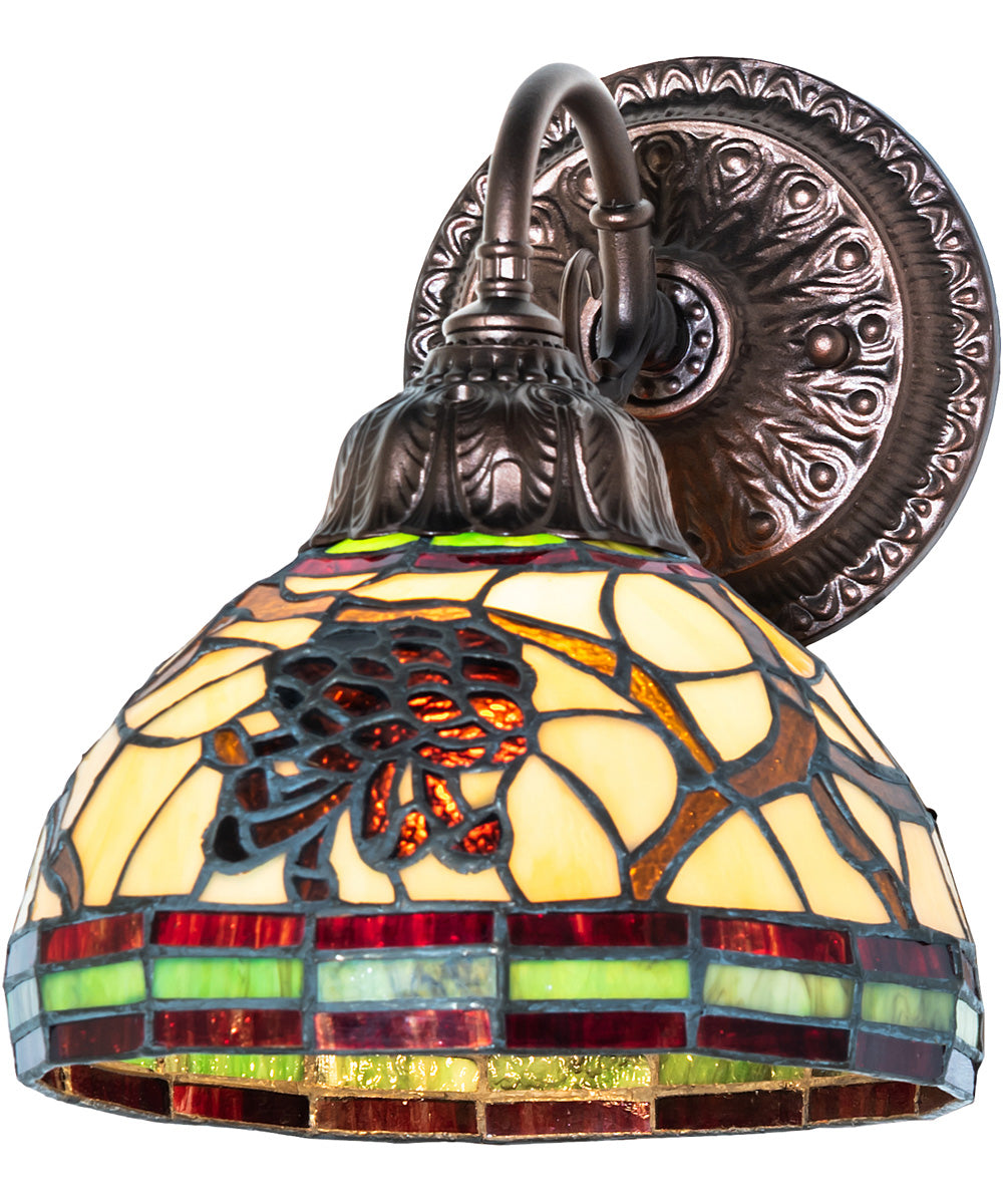 8" Wide Pinecone Wall Sconce