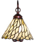 8" Wide Willow Jadestone Wall Sconce