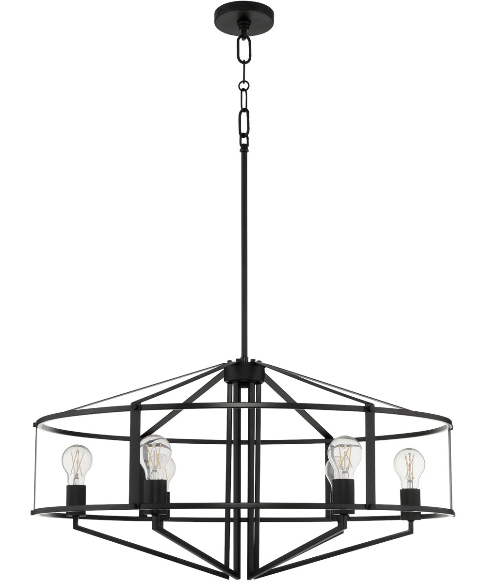 Tobin 6-light Pendant Matte Black