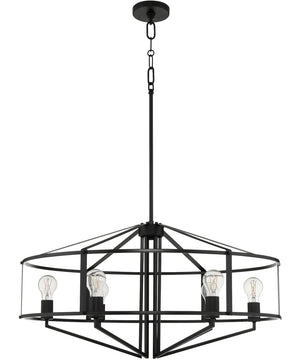 Tobin 6-light Pendant Matte Black