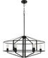 Tobin 6-light Pendant Matte Black